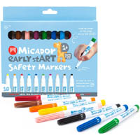 micador early start safety markers assorted pack 10