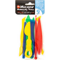 micador modeling clay tools assorted pack 9