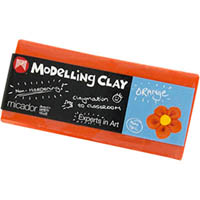 micador modelling clay 500g orange