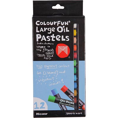 Image for MICADOR FLUORESCENT OIL PASTELS PACK 12 from OFFICE NATIONAL CANNING VALE