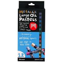 micador metallic oil pastels pack 12