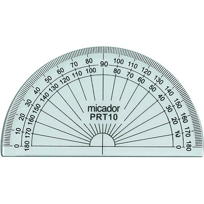 Image for MICADOR PROTRACTOR 180 DEGREES 100MM from Surry Office National