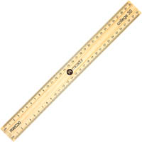 micador college ruler wooden 300mm