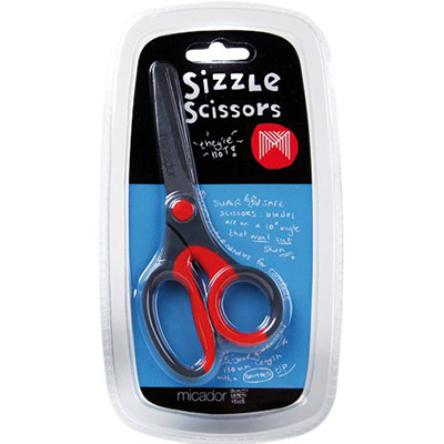 Image for MICADOR SIZZLE SCISSORS RIGHT HAND 130MM from OFFICE NATIONAL CANNING VALE