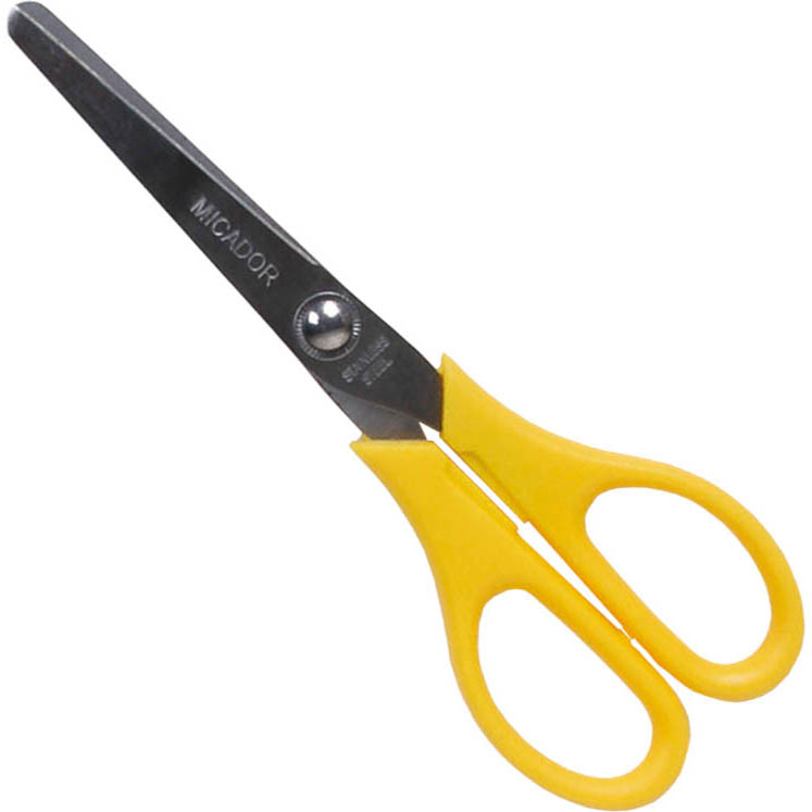 Image for MICADOR SCISSORS STAINLESS STEEL 165MM YELLOW from Surry Office National