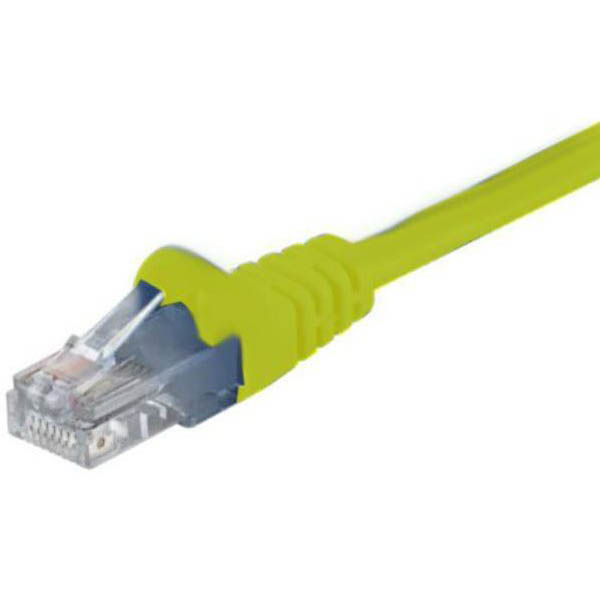 Image for SHINTARO CAT5E PATCH LEAD 500MM YELLOW from Two Bays Office National