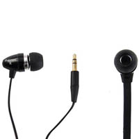 shintaro stereo earphone flat cable black