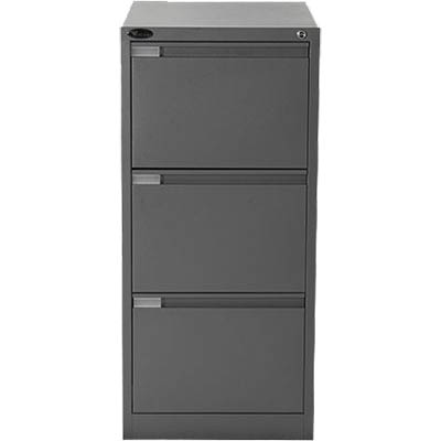Image for MERCURY FILING CABINET 3 DRAWER 470 X 620 X 1015MM GRAPHITE RIPPLE from Office National Capalaba