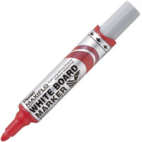 pentel mwl5 maxiflo whiteboard marker bullet 2.1mm red