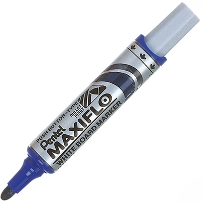 Image for PENTEL MWL5 MAXIFLO WHITEBOARD MARKER BULLET 2.1MM BLUE from PaperChase Office National