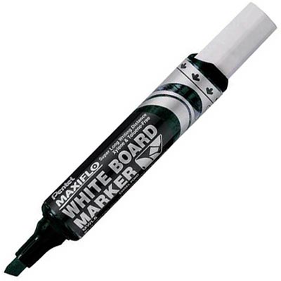 Image for PENTEL MWL6 MAXIFLO WHITEBOARD MARKER CHISEL 7.0MM BLACK from Mackay Business Machines (MBM) Office National