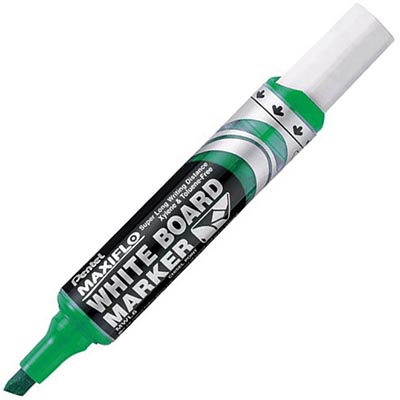 Image for PENTEL MWL6 MAXIFLO WHITEBOARD MARKER CHISEL 7.0MM GREEN from Aztec Office National Melbourne