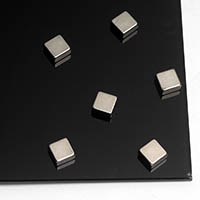 naga glassboard super strong square magnets silver pack 6