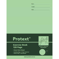 protext exercise book ruled 8mm 70gsm 128 page 225 x 175mm grasshopper assorted