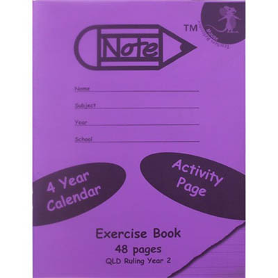 Image for PROTEXT EXERCISE BOOK QLD RULING YEAR 2 18MM 70GSM 48 PAGE A4 MOUSE ASSORTED from OFFICE NATIONAL CANNING VALE