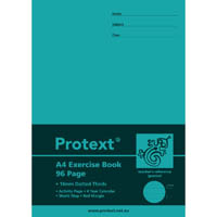 protext exercise book dotted thirds 14mm 70gsm 96 page a4 goanna assorted