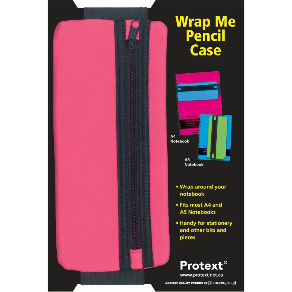 Image for PROTEXT WRAP ME PENCIL CASE MAGENTA from Mackay Business Machines (MBM) Office National