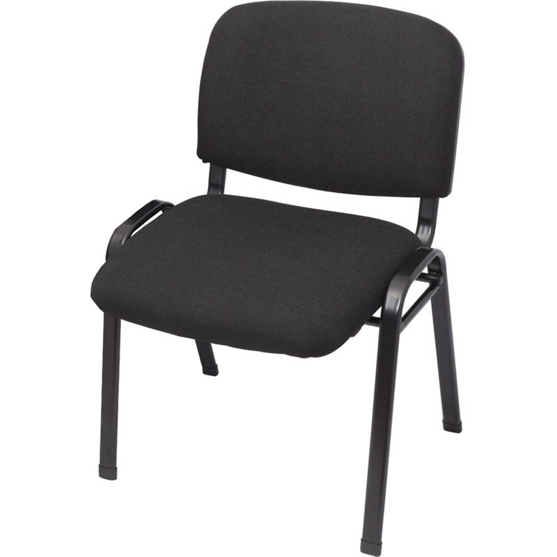 Image for RAPIDLINE NOVA VISITORS CHAIR STACKING BLACK from Office National