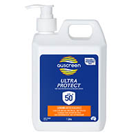 auscreen sunscreen lotion ultra protect spf50+ 1 litre