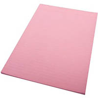 writer premium bond pad ruled 2 sides 70gsm 50 sheets a4 pink