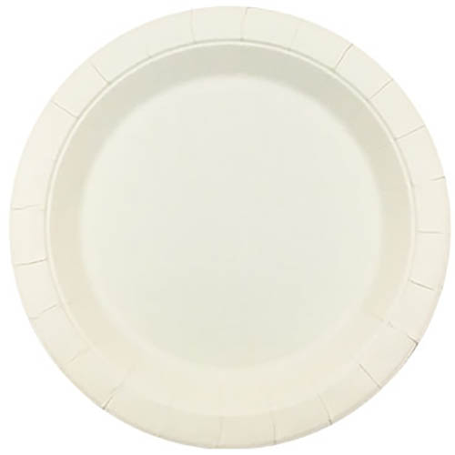 Image for EARTH ECO ECONOMY DISPOSABLE PAPER PLATES 180MM WHITE PACK 50 from Aatec Office National