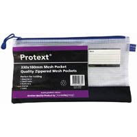 protext mesh pocket pencil case 330 x 175mm