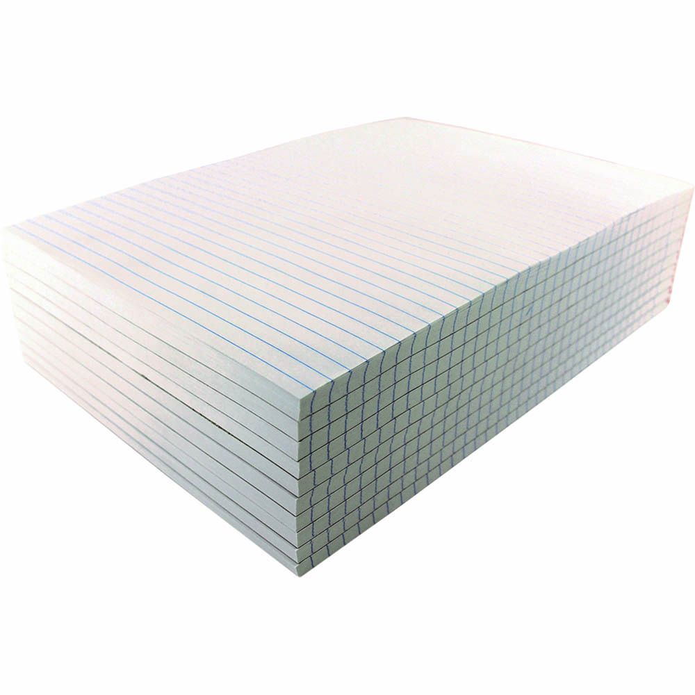 Image for INITIATIVE OFFICE PAD RULED BOTH SIDES BOND 100 SHEETS A4 WHITE PACK 10 from Angletons Office National