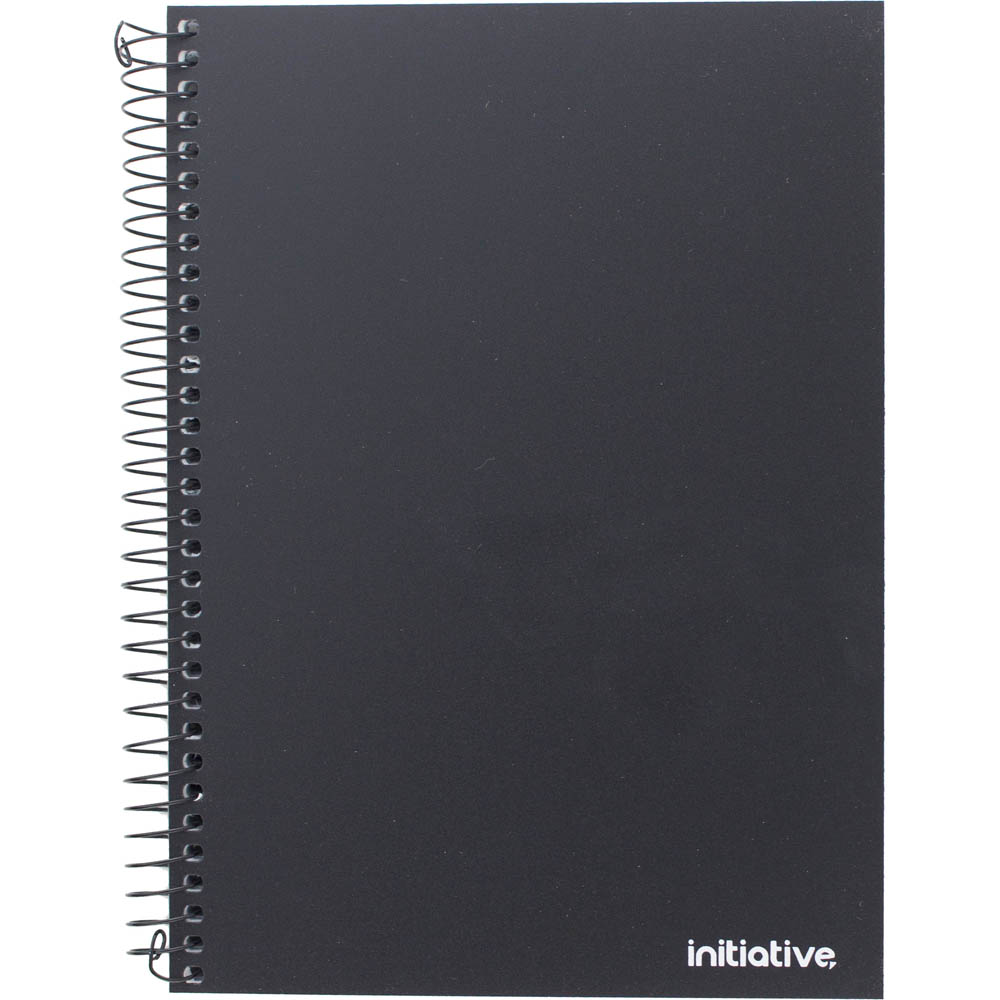 Image for INITIATIVE PREMIUM SPIRAL NOTEBOOK WITH PP COVER AND POCKET SIDEBOUND 200 PAGE A5 from Surry Office National