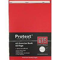 protext e15 premium exercise book ruled 12mm 70gsm 48 page a5 assorted