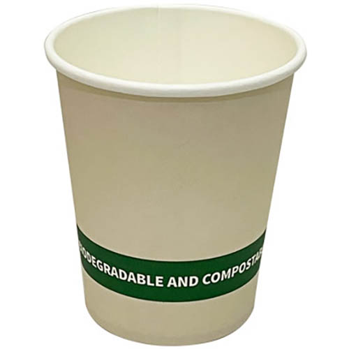Image for EARTH ECO SINGLE WALL CUP 8OZ WHITE CARTON 1000 from Office National Capalaba