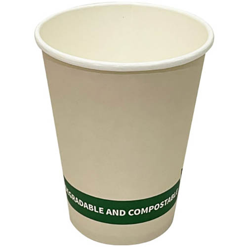 Image for EARTH ECO SINGLE WALL CUP 12OZ WHITE CARTON 1000 from Ezi Office National Tweed