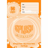 splash project book dotted thirds 18mm 60gsm 96 page a4