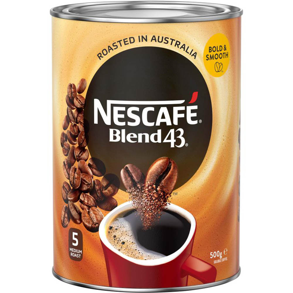 Image for NESCAFE BLEND 43 INSTANT COFFEE 500G CAN from BACK 2 BASICS & HOWARD WILLIAM OFFICE NATIONAL