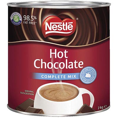Image for NESTLE HOT CHOCOLATE COMPLETE MIX 2KG from Emerald Office Supplies Office National