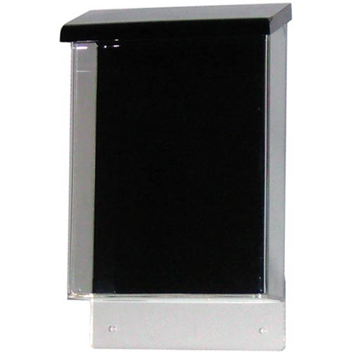 Image for DEFLECTO WATERPROOF OUTDOOR BROCHURE DISPLAY BOX A5 CLEAR/BLACK from Angletons Office National