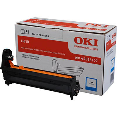 Image for OKI C610 DRUM UNIT CYAN from Ezi Office National Tweed