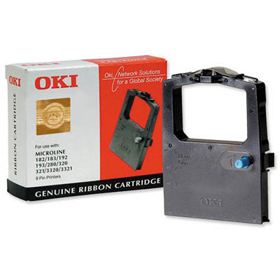 Image for OKI 100/320 PRINTER RIBBON BLACK from Angletons Office National