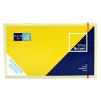 office national premium notes 75 x 127mm yellow pack 12