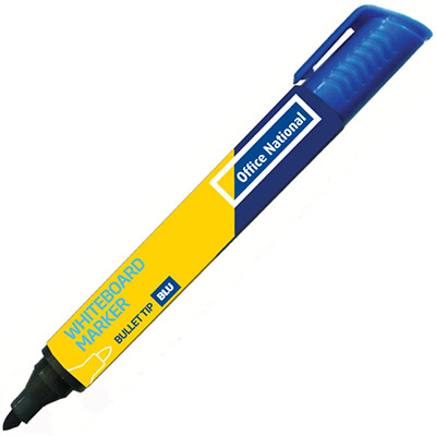 Image for OFFICE NATIONAL PREMIUM WHITEBOARD MARKER BULLET BLUE from Discount Office National