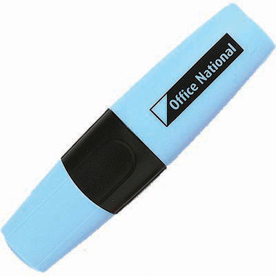Image for OFFICE NATIONAL BUSINESS HIGHLIGHTER CHISEL BLUE from Shoalcoast Home and Office Solutions Office National