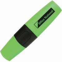 office national business highlighter chisel green