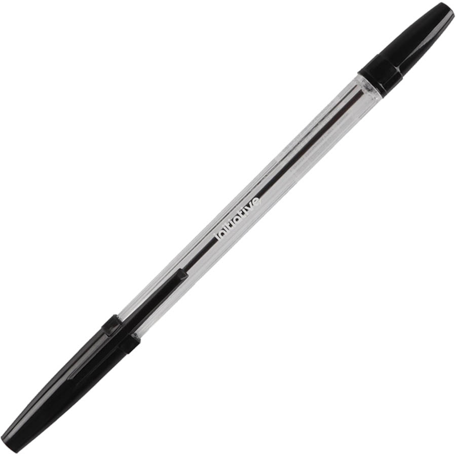 Image for INITIATIVE BALLPOINT PENS MEDIUM BLACK BOX 12 from PaperChase Office National