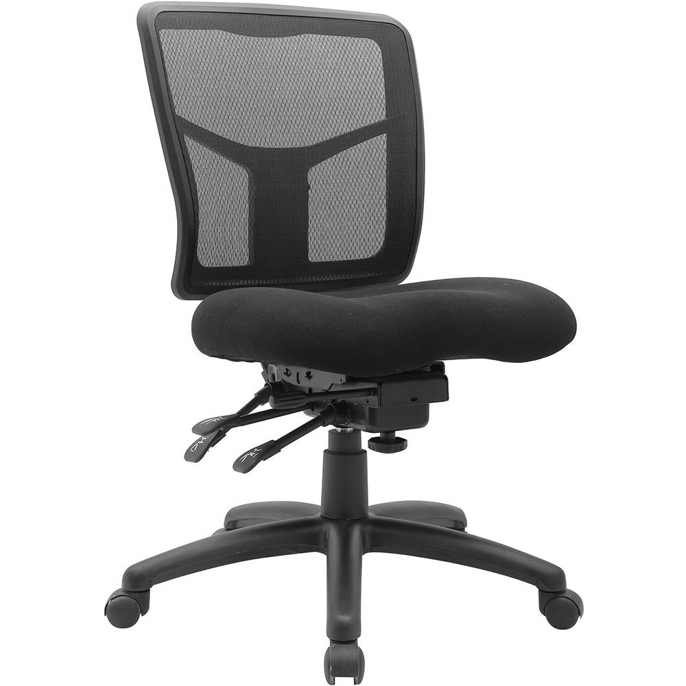 Image for DIAMOND SYSTEM CHAIR MEDIUM MESH BACK BLACK from Aztec Office National Melbourne