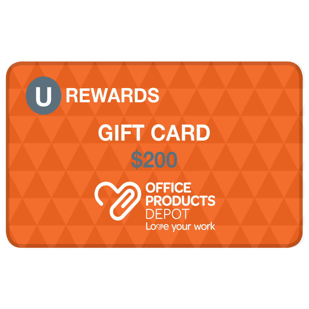 Image for U-REWARDS $200 CREDIT (60000 POINTS REQUIRED) from Angletons Office National