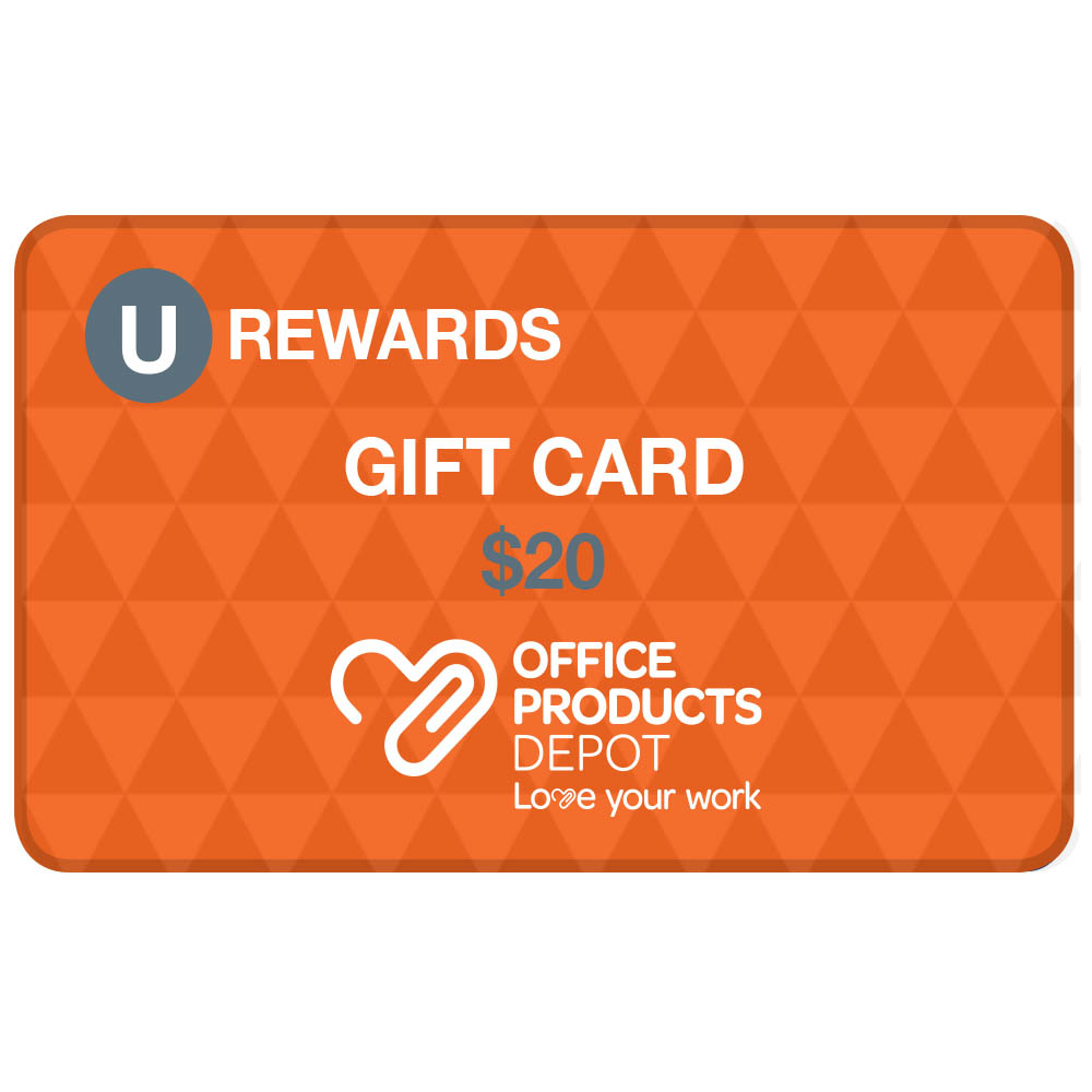 Image for U-REWARDS $20 CREDIT (9000 POINTS REQUIRED) from Angletons Office National
