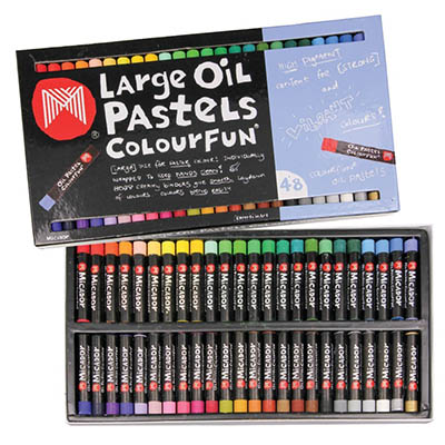 Image for MICADOR COLOURFUN LARGE OIL PASTELS PACK 48 from Surry Office National