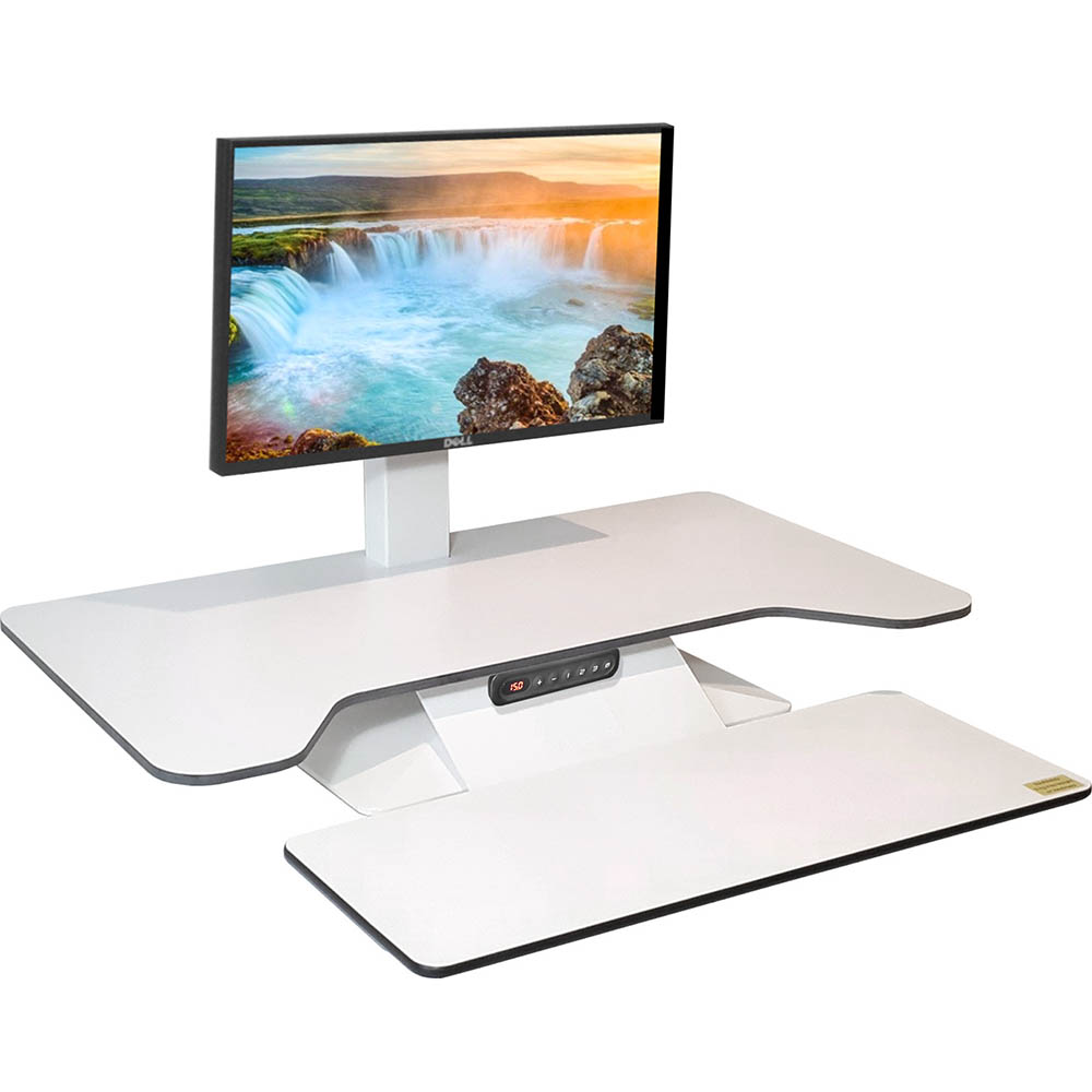 Image for STANDESK PRO MEMORY SIT-STAND WORKSTATION 900 X 540MM WHITE from Pirie Office National