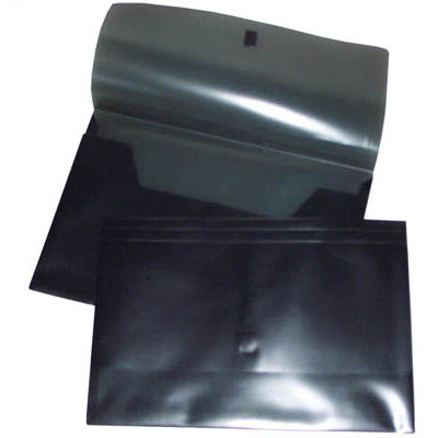 Image for POP POLYWALLY WALLET HOOK AND LOOP CLOSURE 30MM GUSSET FOOLSCAP BLACK from Office National Kalgoorlie
