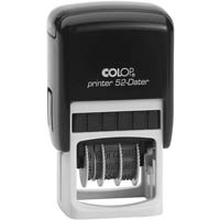 colop p52 dater self-inking date stamp 29 x 19mm black
