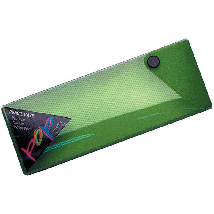Image for POP DRAWER TYPE PENCIL BOX 25 X 75 X 200MM LIME from Angletons Office National